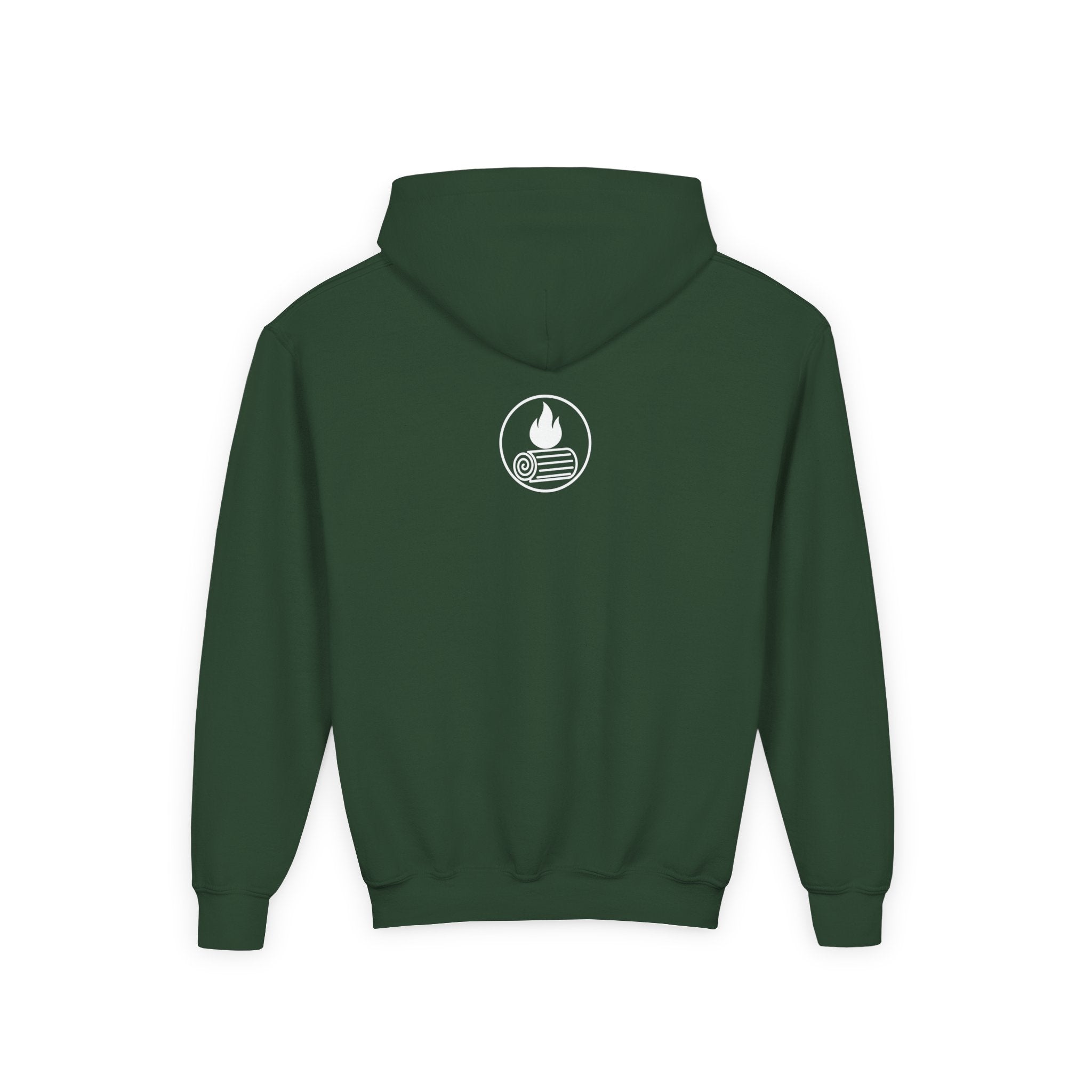 TIER C — Bold Youth Hoodie (Red & Forest Green)