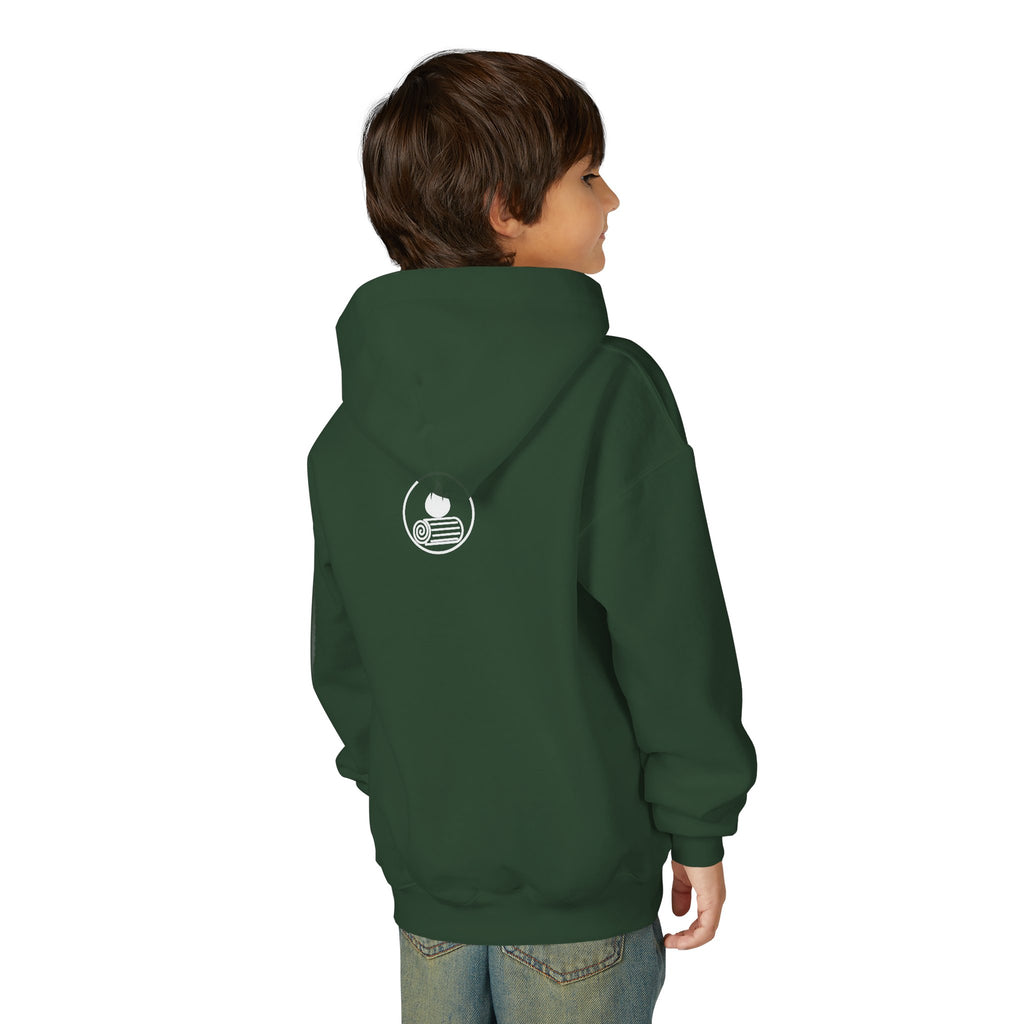 TIER C — Bold Youth Hoodie (Red & Forest Green)