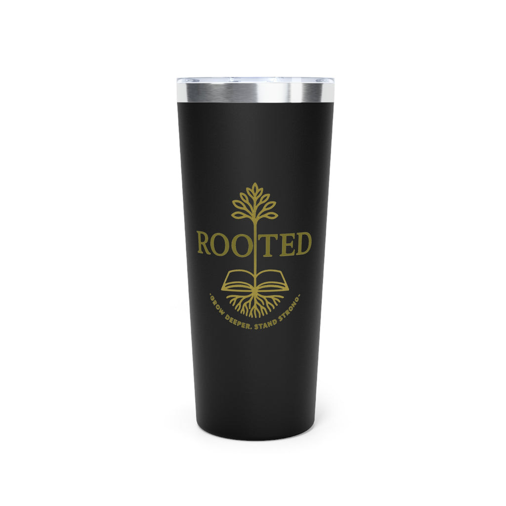 Truth & Remnant 22oz Tumbler – Rooted Collection (Sepia-Green Logo)