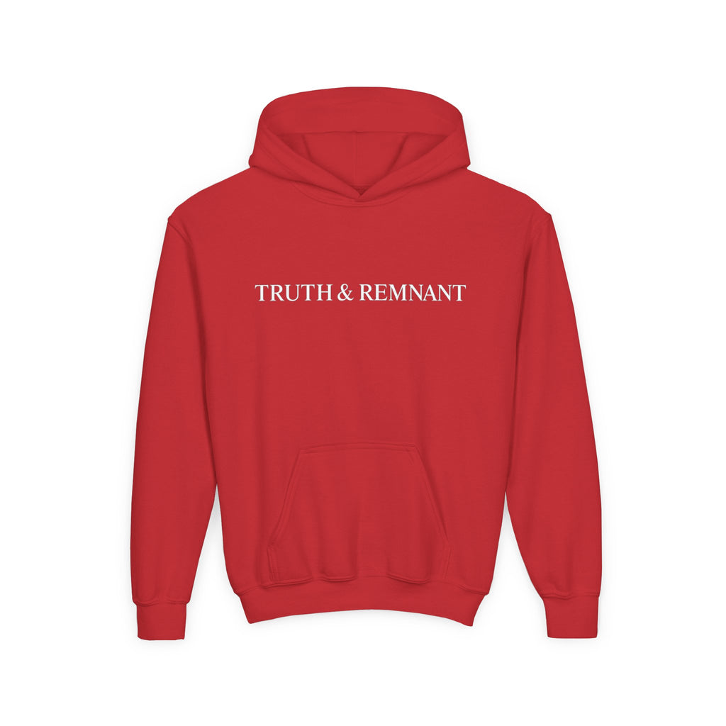 TIER C — Bold Youth Hoodie (Red & Forest Green)