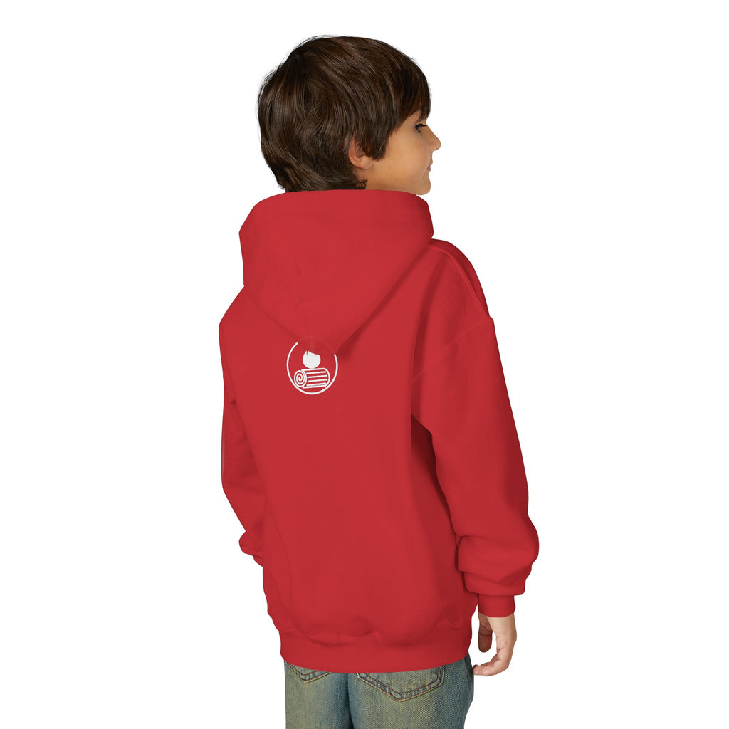 TIER C — Bold Youth Hoodie (Red & Forest Green)