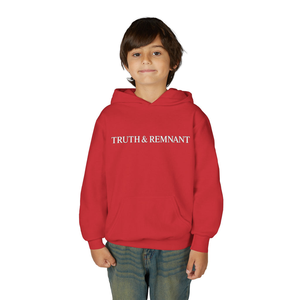 TIER C — Bold Youth Hoodie (Red & Forest Green)